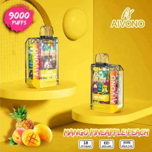 Aivono AIM XXL 9000 Puffs Kit Bulk Buy Wholesale Disposable Vape with Rechargeable Battery and 18ml Prefilled Cartridge