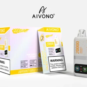 Aivono Vapes Aim Magic 20000 Puffs Disposable Vape 5% 3% 2% 0% Wholesale Bulk Buy Disposable Vape Pen with LCD Screen and 15 Tastes Support 1