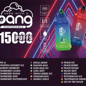 Bang 15000 Puffs OEM Wholesale Disposable Electronic Cigarette 0% 2% 3% 5% Nicotine Bulk Buy 2