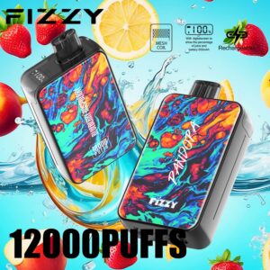 Newest Fizzy Pandora 12000 Puffs Disposable Vape Pod Digital Screen 2% 5% Nicotine Salt Bulk Buy Wholesale 1