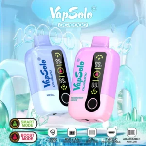 Vapsolo 18000 Puffs Disposable Wholesale Price Disposable Vape 28ML Oil E-Cigarette 650mAh Rechargeable Battery Mesh Coil 1