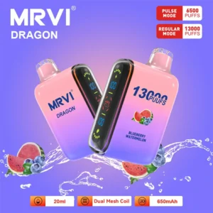Widely admired Mrvi Dragon 13000 Puffs Vaping 20ml E-Liquid Dual Mesh Coil Wholesale Disposable Vape 2