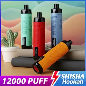 FIHP Shisha Hookah 12000 Puffs Disposable Vape Pen 0.6% Nicotine 20ml E-Liquid Rechargeable 650mAh Battery for Wholesale 1