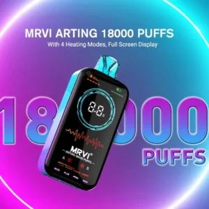 Hot MRVI Arting 18000 Puffs 26ml 600mAh Battery 2% 5% Nicotine Dual Mesh Coil Wholesale Disposable Vape Pen With Full Display Screen 2