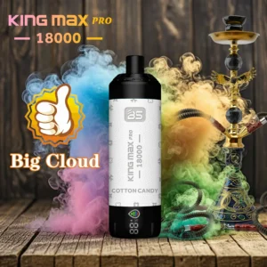 Wholesale BREZE BS King Max Pro 18000 Puffs Disposable Vape Pen Nicotine 0% 1% 2% with Mesh Coil 24ml Capacity and LED Display 1