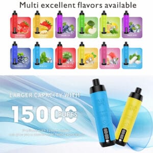 Wholesale EPLUS VAPE SHISHA 15000 Puffs Disposable Vapes 6% Nicotine Mesh Coil Buy Bulk Original Factory 1